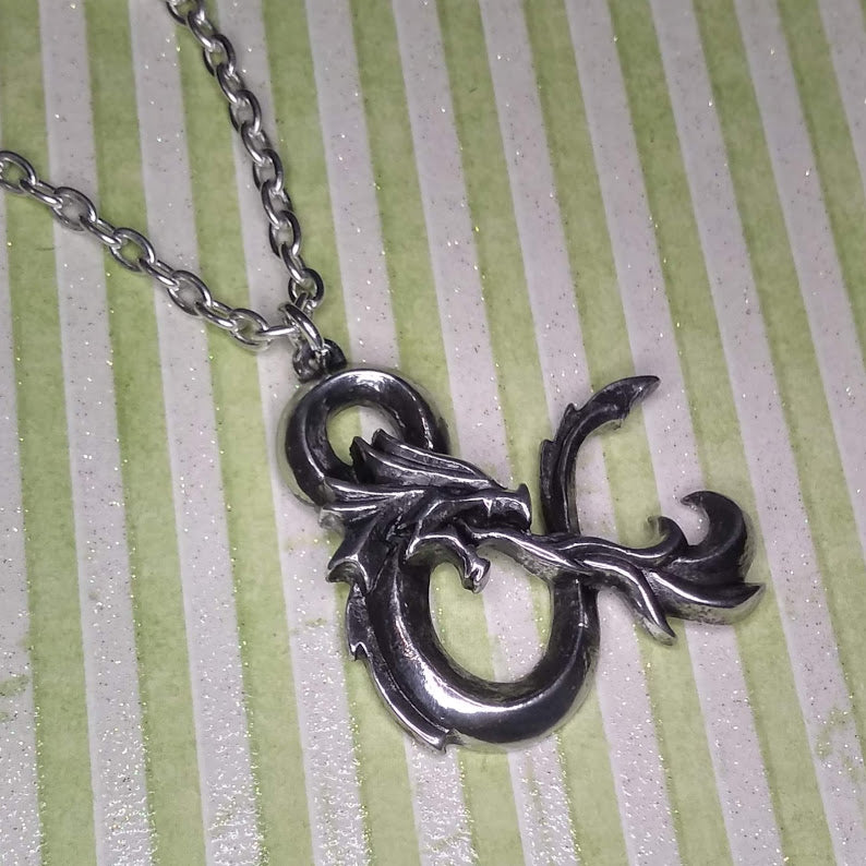 Dungeons and Dragons Logo Pendant Necklace by Alchemy