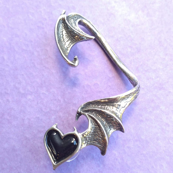 Alchemy Gothic Blacksoul Cuff Wrap Earring For Left Ear