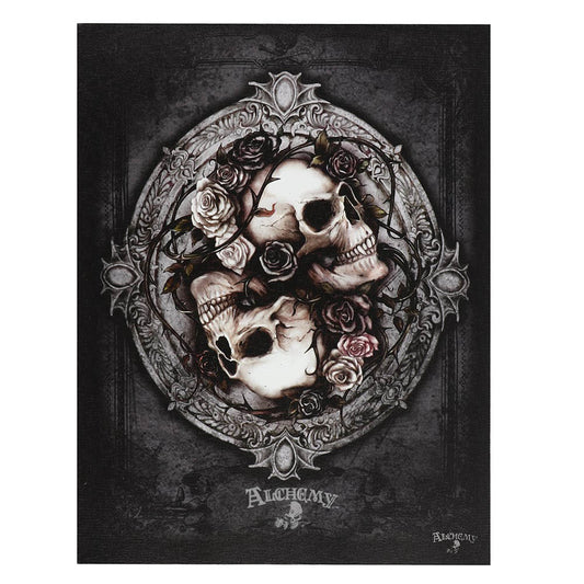19x25cm Dioscuri Canvas Plaque by Alchemy