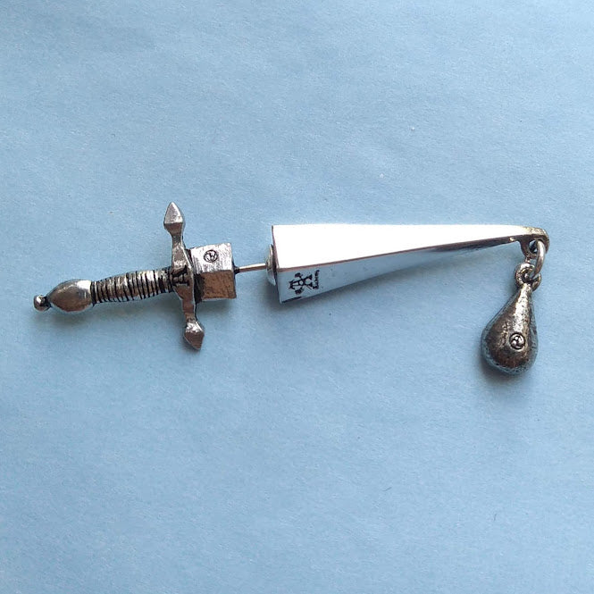 Alchemy Gothic Cesare Veto Dagger Earring