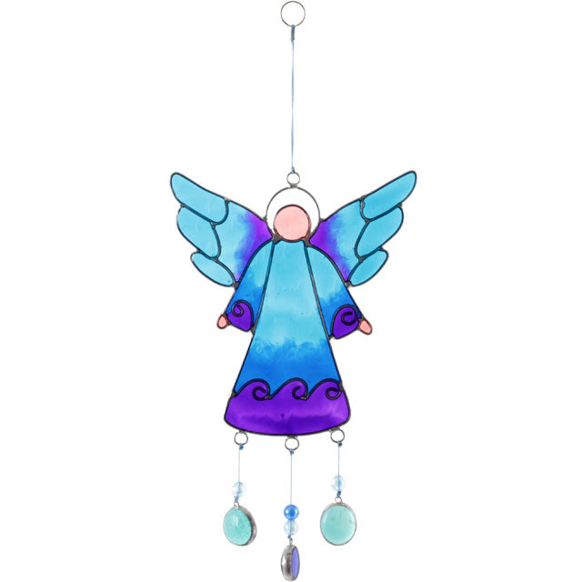 27cm Blue Angel Suncatcher