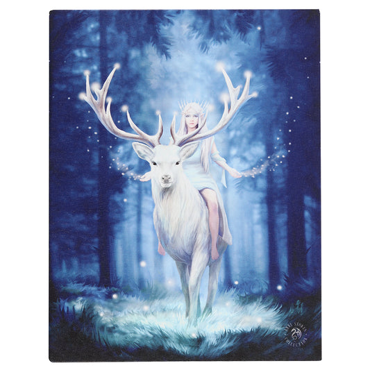 19x25cm Fantasy Forest Canvas Plaque by Anne Stokes