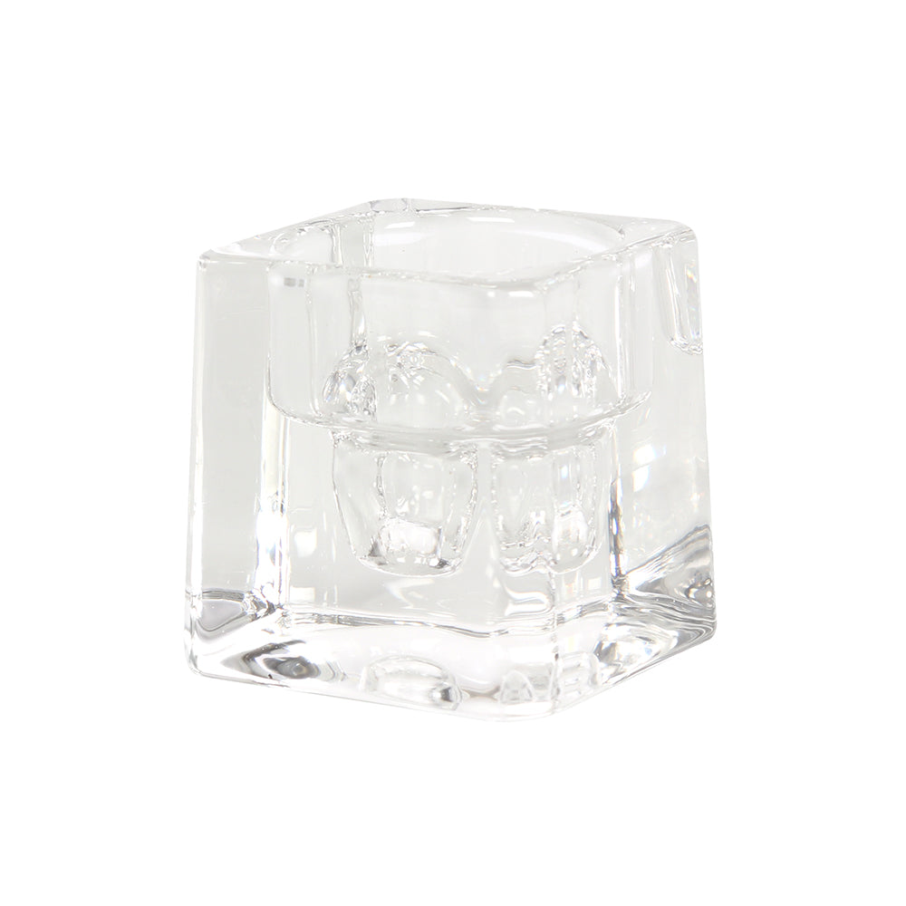 Cube Glass Candle Holder