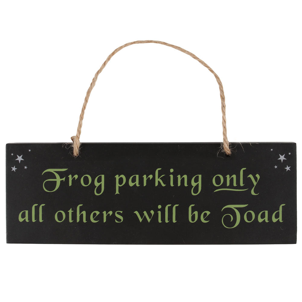 Frog Parking Hanging Sign