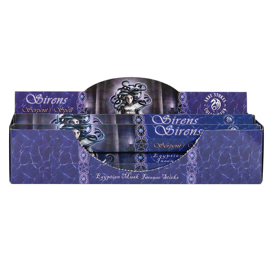 Set of 6 Packets of Serpent's Spell Egyptian Musk Incense Sticks by Anne Stokes