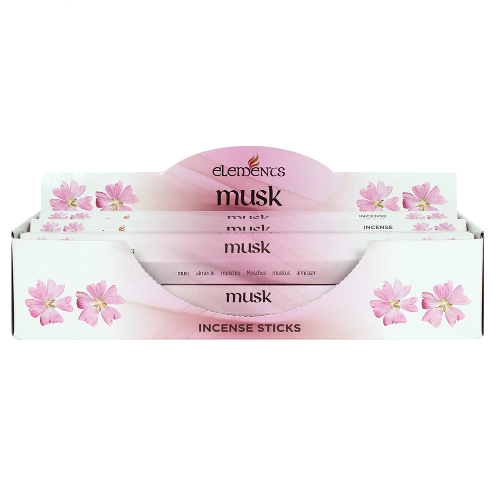 Set of 6 Packets of Elements Musk Incense Sticks