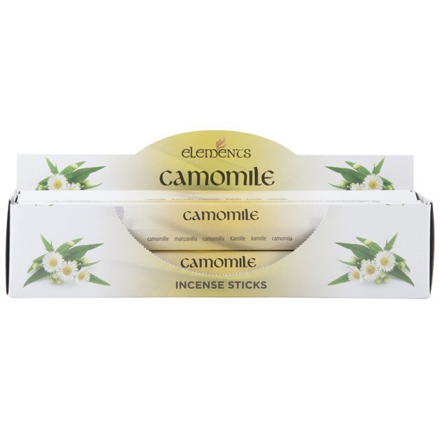 Set of 6 Packets of Camomile Incense Sticks