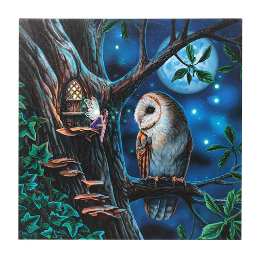 Fairy Tales Light Up Canvas Plaque by Lisa Parker