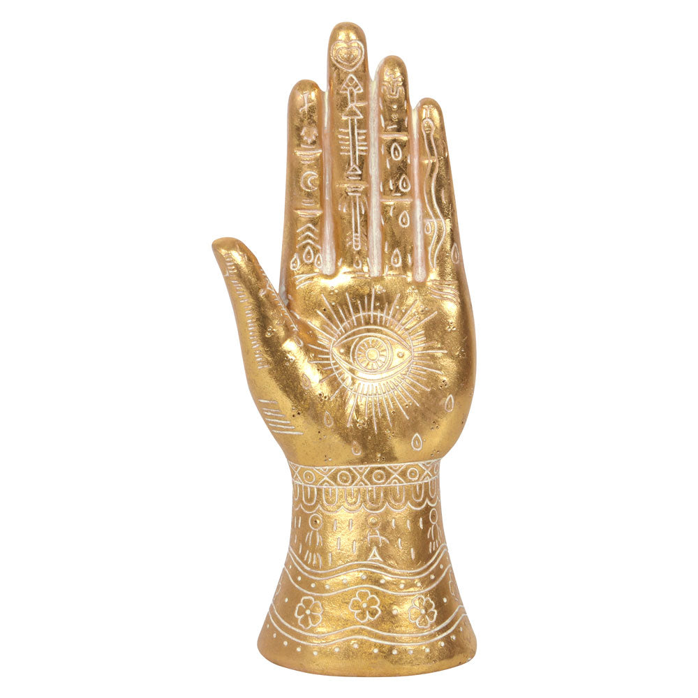 26cm Gold Hamsa Hand Ornament