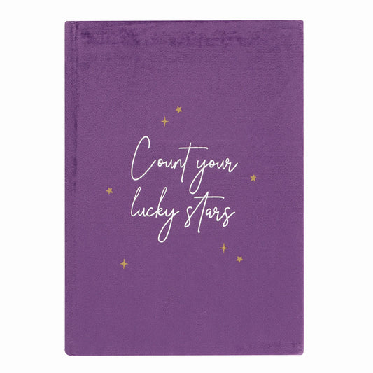 Star Sign Constellation Velvet Notebook