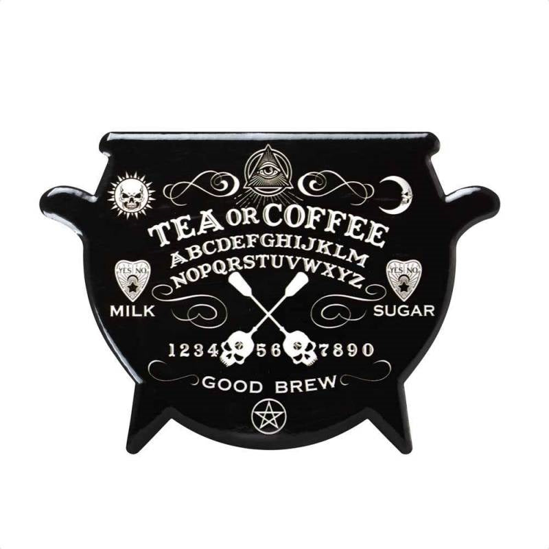 Alchemy Gothic Ouija Tea or Coffee Cauldron Coaster